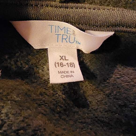Time and Tru Sage Green Women's Hoodie - Picture 4 of 4